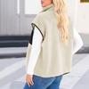 Women's Fashionable Fleece Vest, Warm And Casual Loose-fitting Fleece Jacket