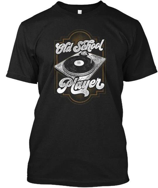 Hráč Dj Spin Music Vintage Oblečení Old School Tričko Vyrobeno v USA S až 5XL