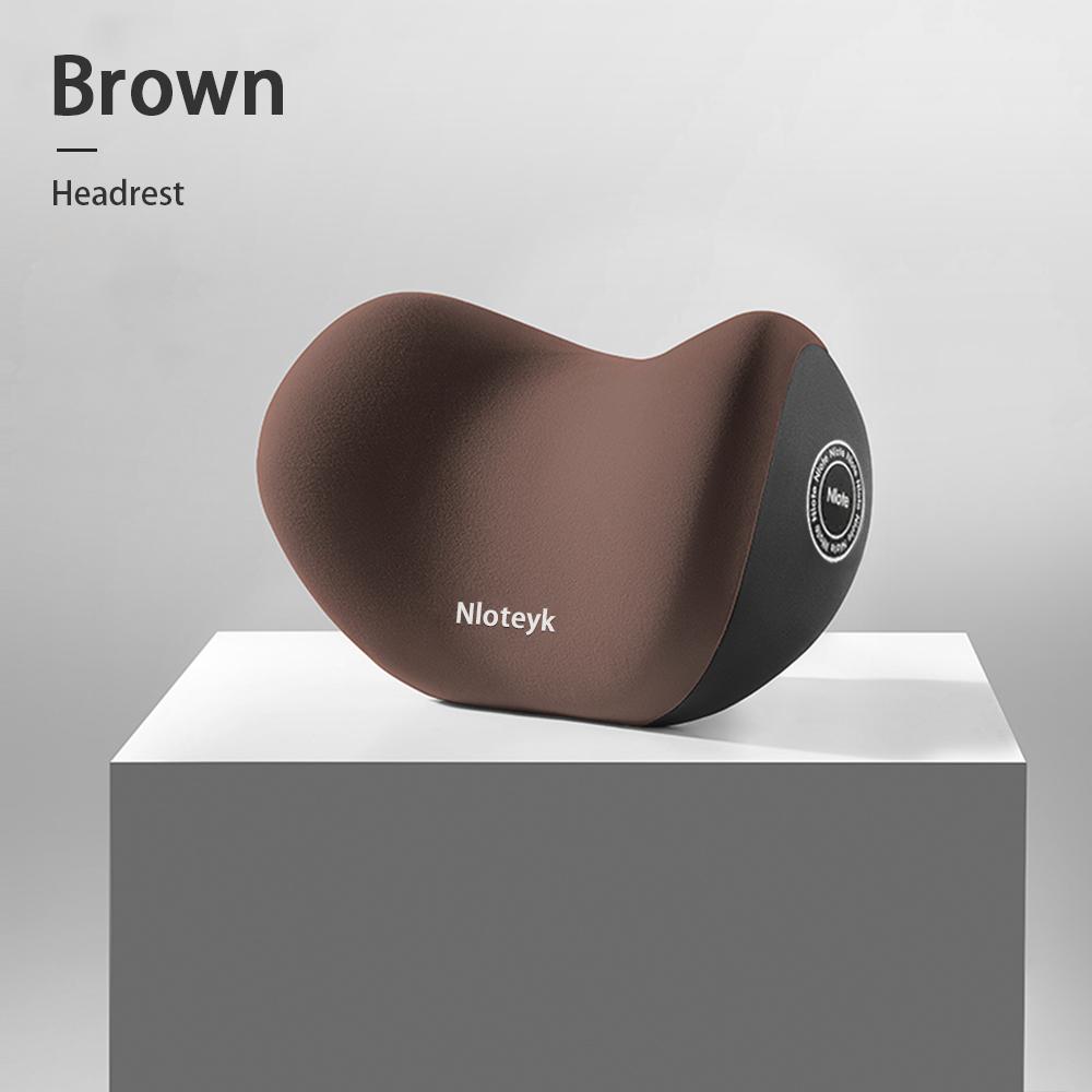 Car Headrest Pillow Lumbar Support Memory Foam Neck Pillow Waist Support Removable Washable Backrest Universal Vehicle Cushion