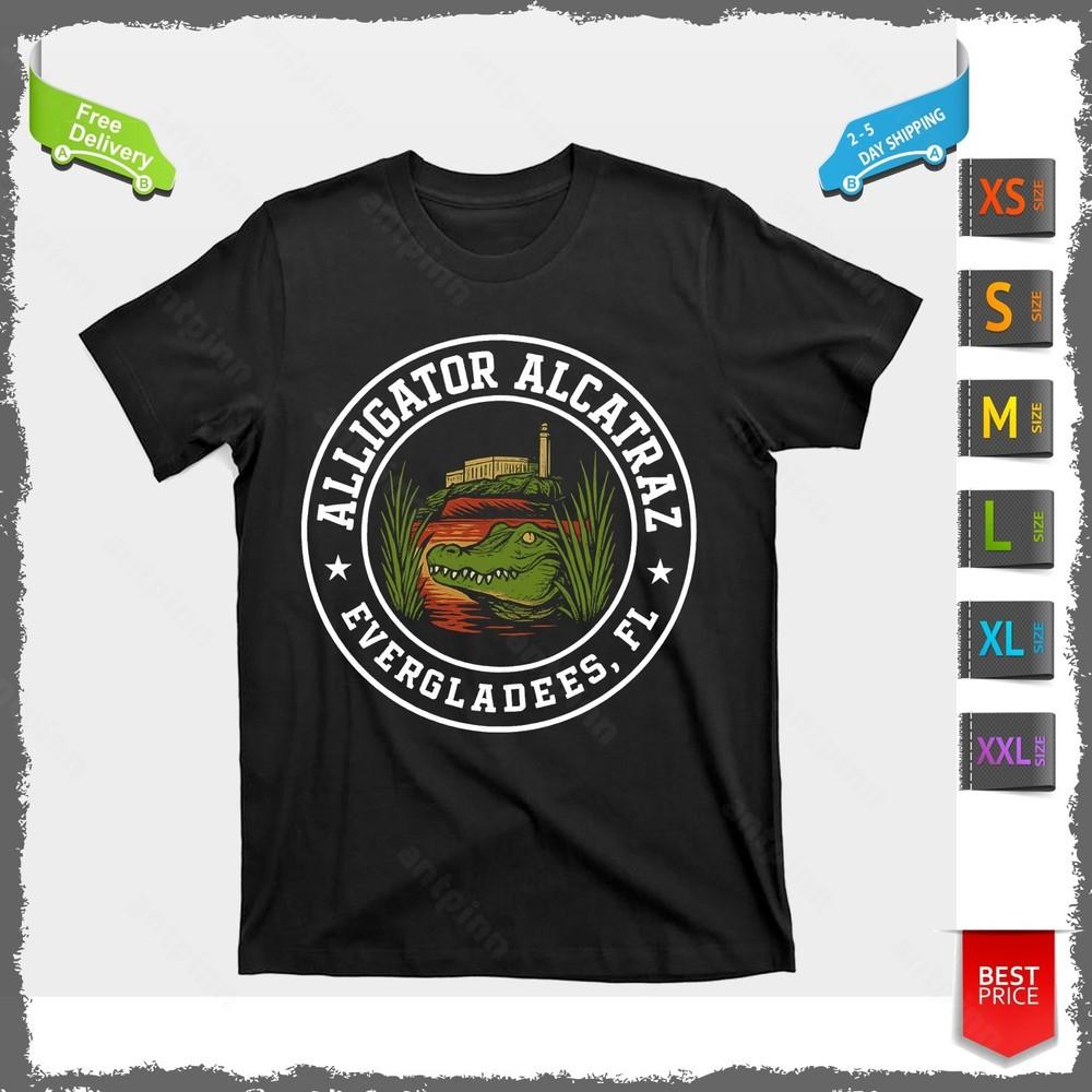 Alligator Alcatraz Florida Everglades T-Shirt Unisex Unisex T-Shirt XXXXL