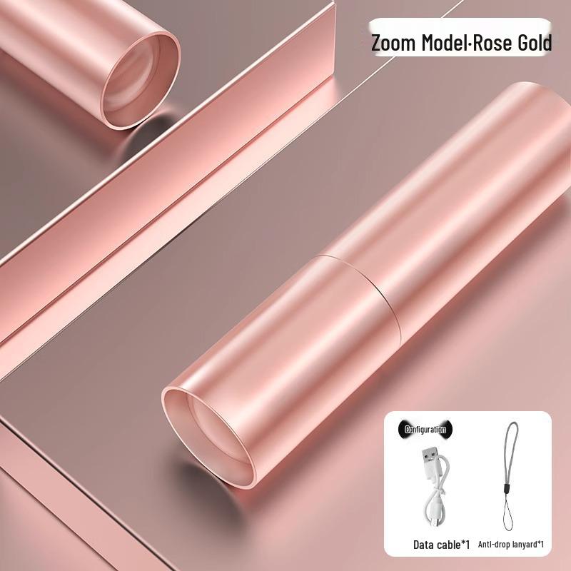 Portable USB Rechargeable LED Flashlight: Waterproof, Bright, and Long-Range for Outdoor Use