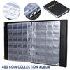 480 Coins Collection Money Album Book Commemorative Currency Mini Penny Pockets Collecting Coin Holders
