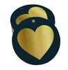 Inkdotpot Pack Of 100 Made With Love Wedding Favor Paper Tags Craft Real Gold Foil Hang