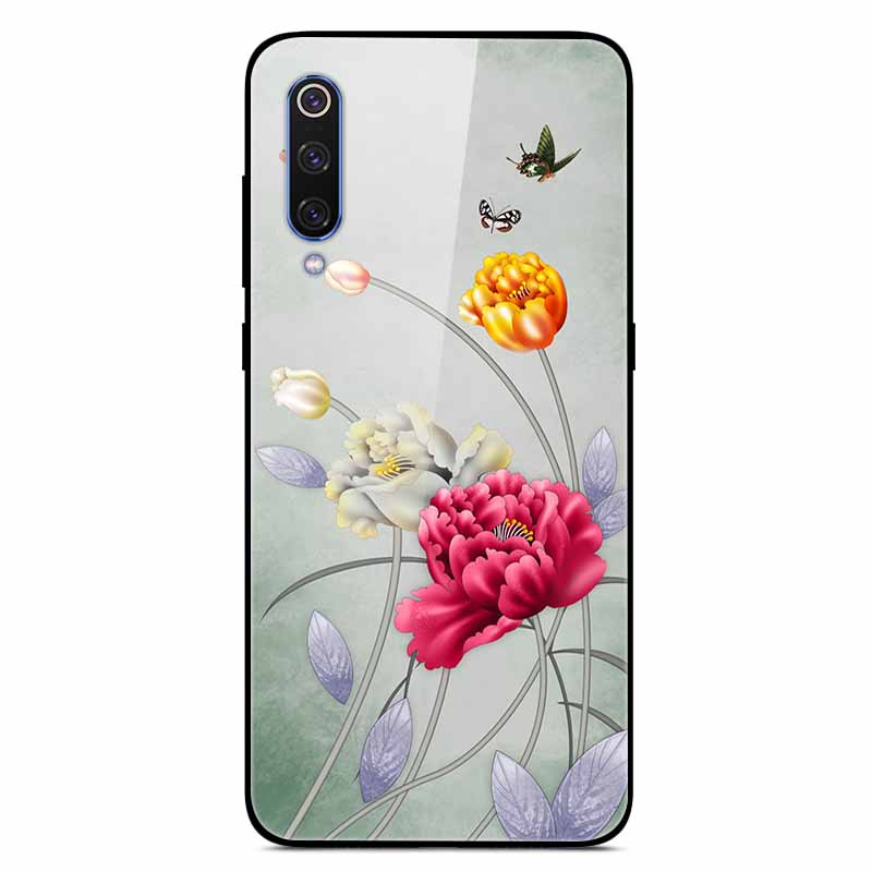 For Xiaomi Mi A3 Cases Luxury Tempered Glass Space Phone Covers for Xiaomi MI 9 Lite Case 9lite MiA3 Hard Back Shell Protective