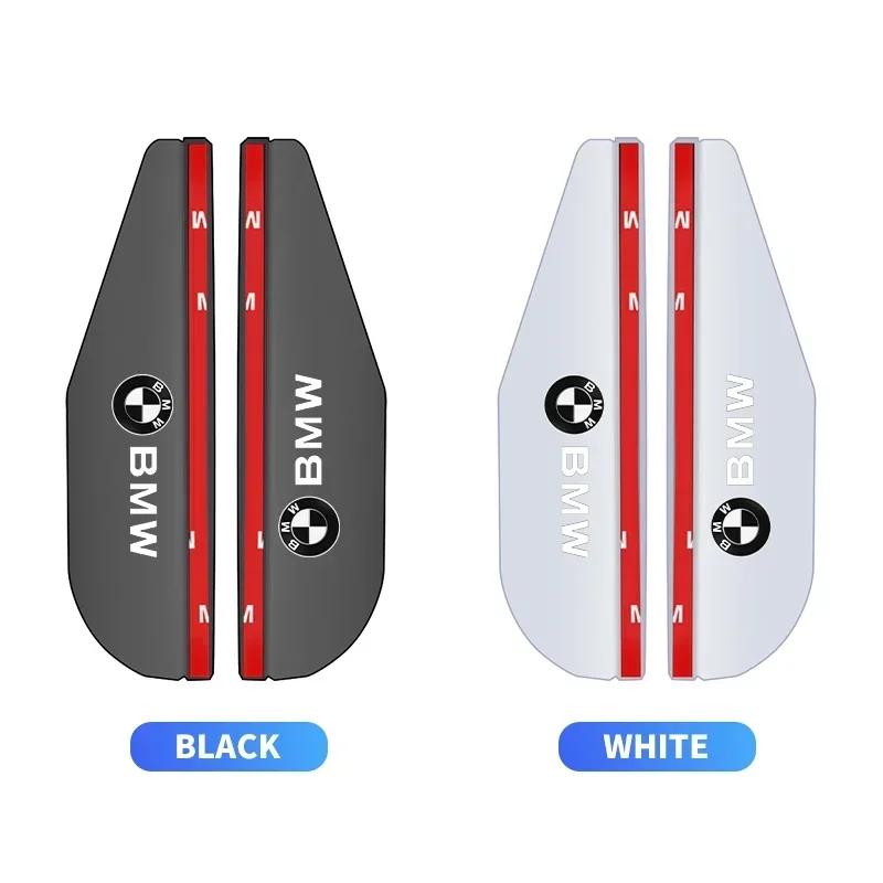New Hots E60 50 Anniversary Car Rearview Mirror Rain Eyebrow Protector Rain Sticker For BMW M E46 E90 E60 F30 F10 E39 E36 G20 G