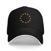 Evropa Evropská unie EU vlajka hvězdy logo Baseballová čepice Rybářská čepice Luxusní čepice golfová čepice pravé Klobouky Pro ženy Unisex