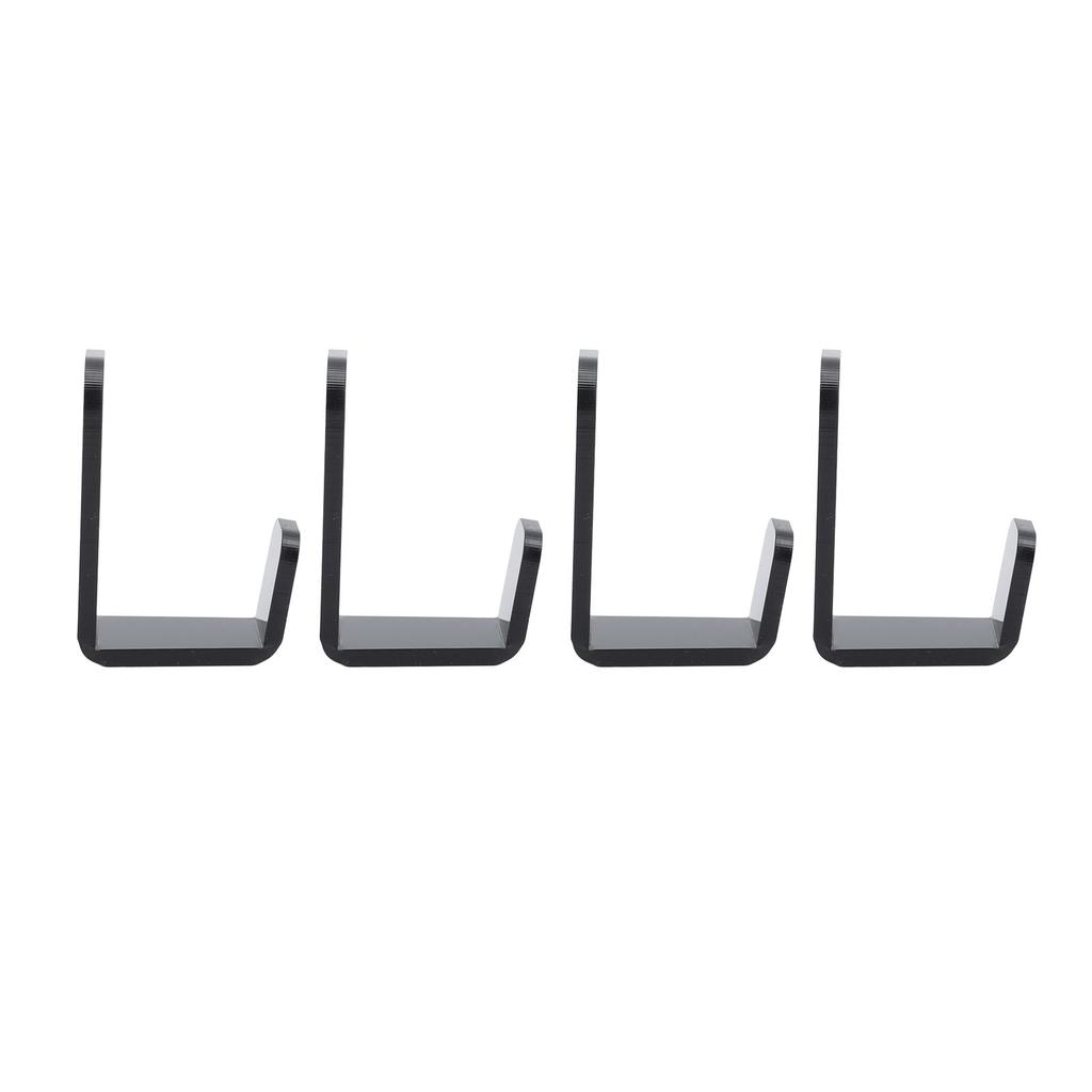 4 STÜCK Hockeyschlägerständer Schwarz Acryl Hockeyschlägerhalter Wandmontage Vielseitiger Hockeyschlägeraufhänger