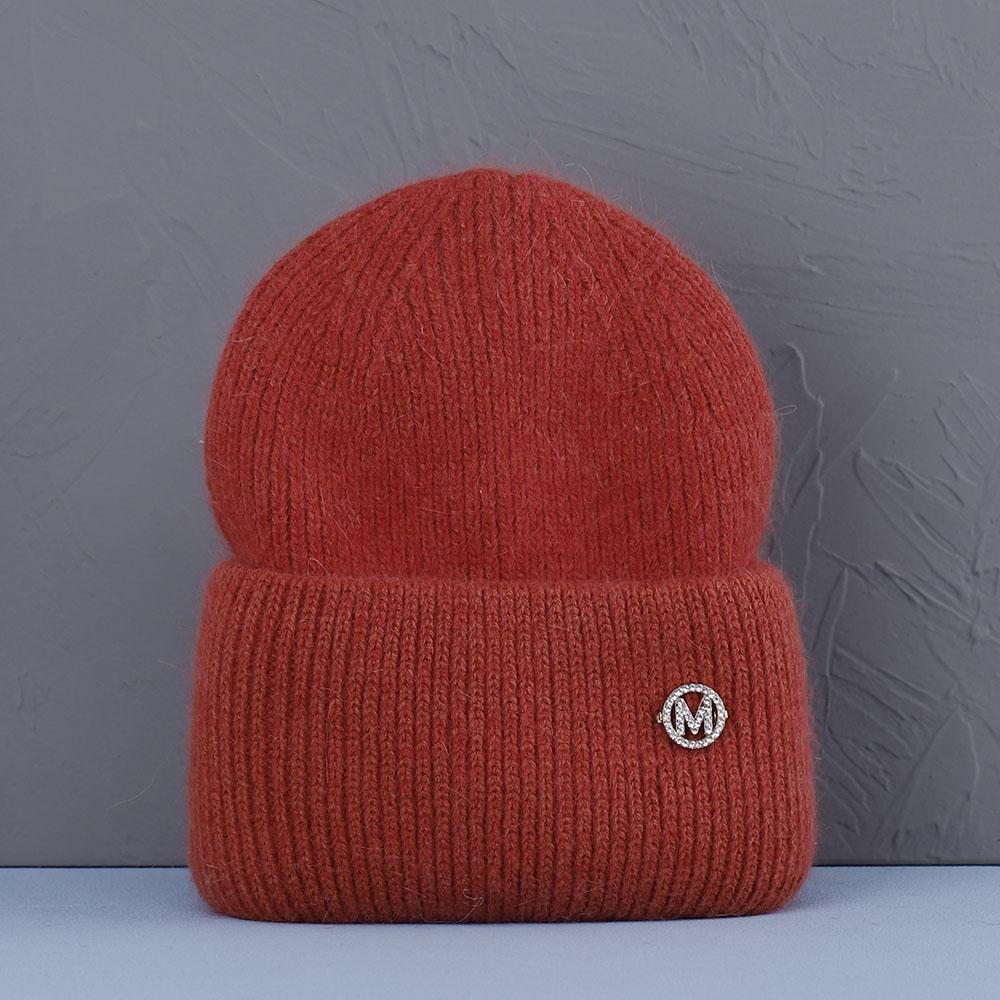 2023 new  Hot Selling Winter Hat Real Rabbit Fur Winter Hats For Women Fashion Warm Beanie Hats Solid Adult Cover Head Cap