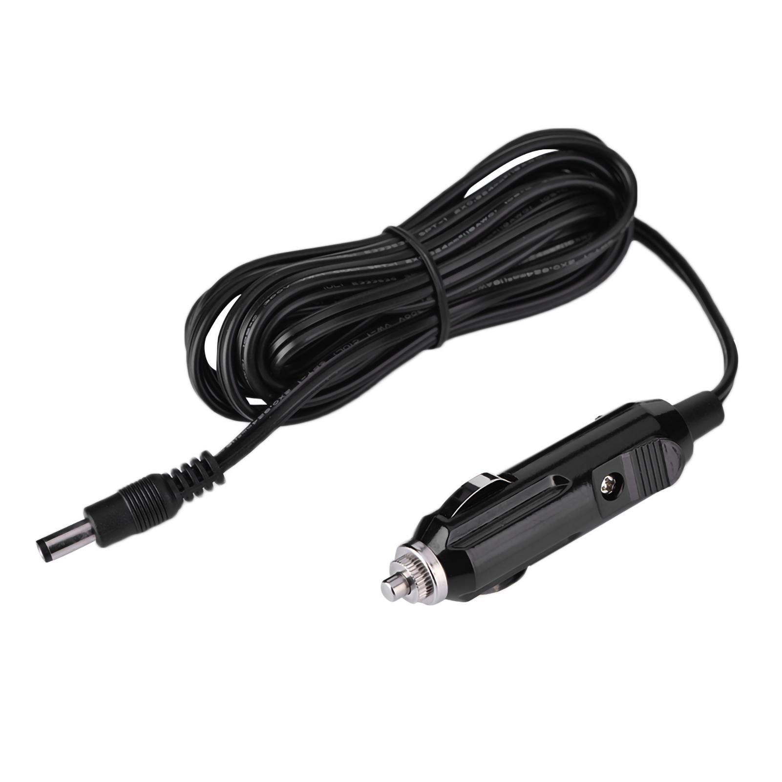 

3 Meter 9.8 Feet 12V DC 5.5mm x 2.1mm Car Cigarette Lighter Power Plug Cord Adapter Cable белый