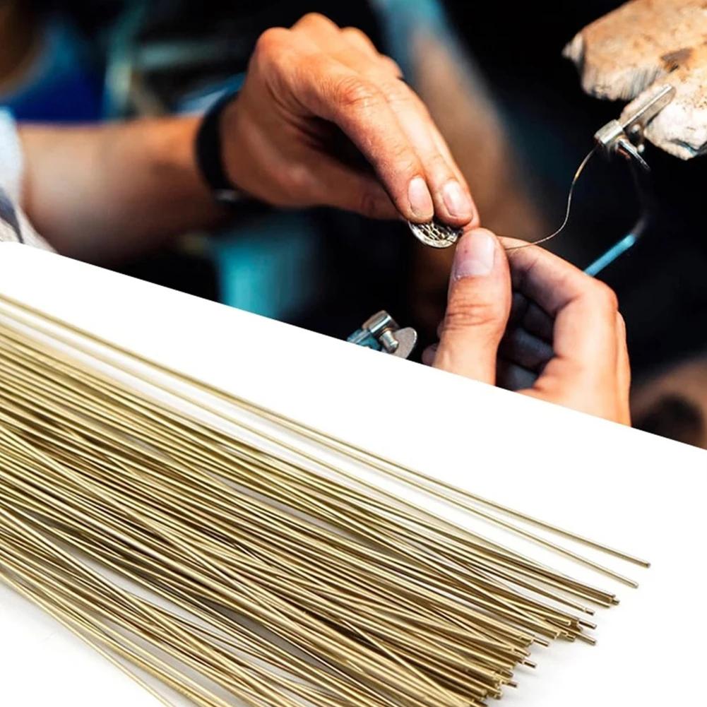 Silver Welding Rods Kit Soldering Brazing Rods for Jewelry Making Repair Easy Low Temperature Metal Solder Silver Welding Tool