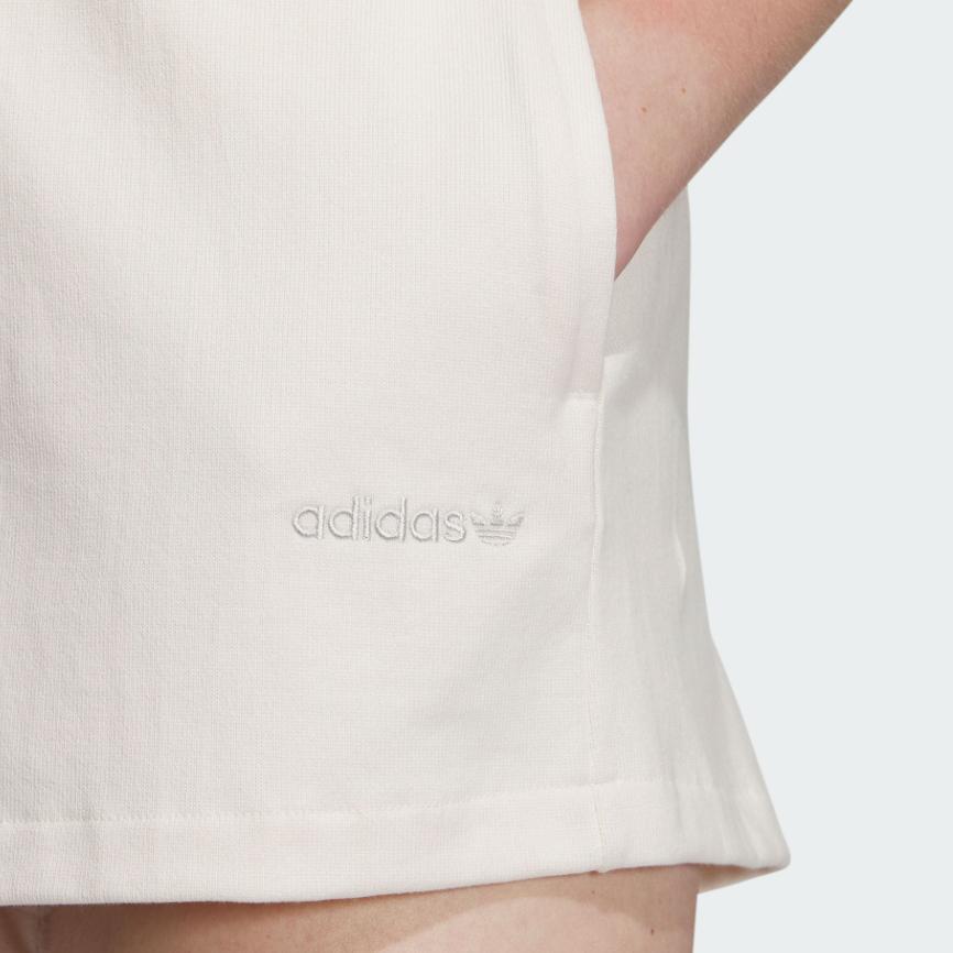 Adidas Originals Trefoil Drawstring Shorts Women Bottoms Pink White IU4844