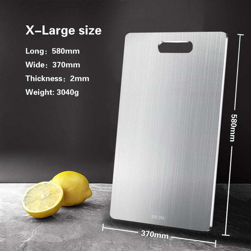 Antibacterial and mold resistant cutting board German high-quality cutting board Thickened 316 stainless steel cutting board