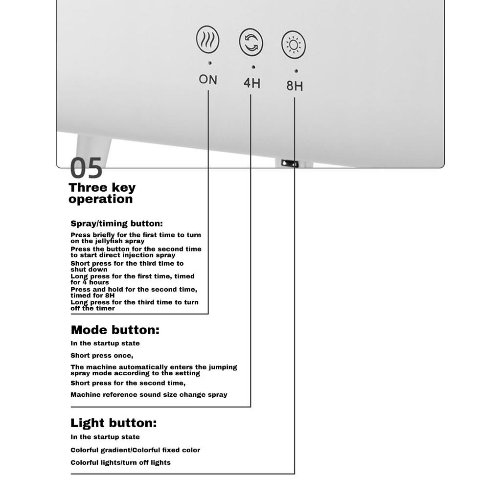 Ring Flame Humidifier With Sound Pickup, Jellyfish Remote Control Color Light, Oil Porous Expansion Aromatherapy Machine
