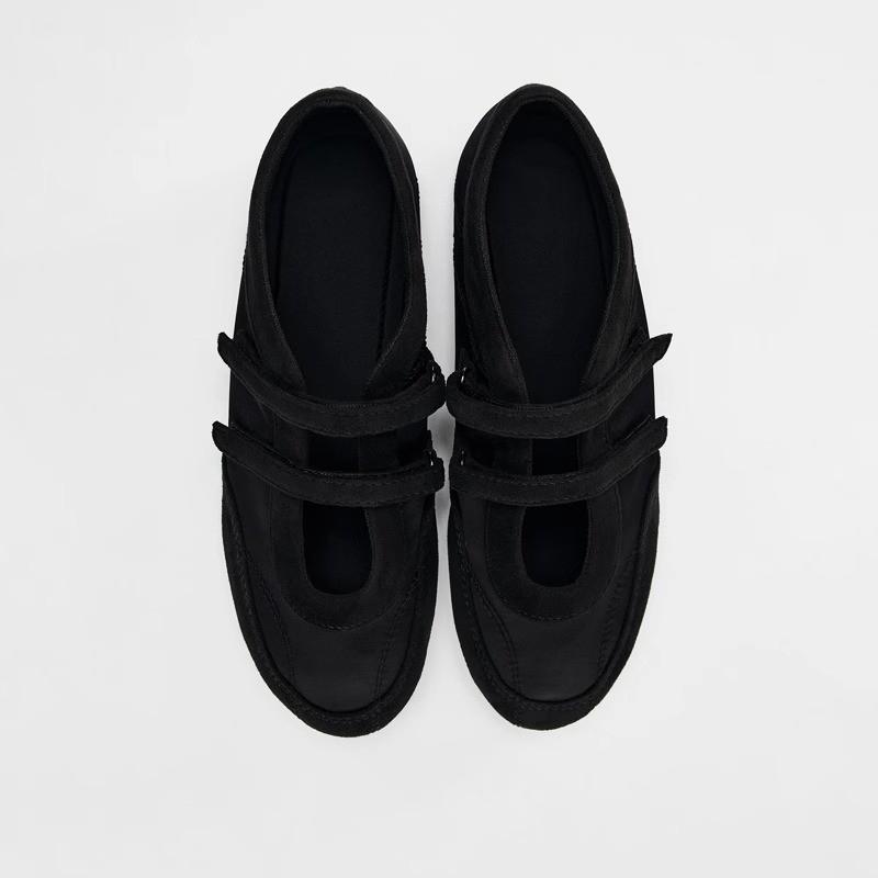 Fashion Low Top Shoes Four Seasons New Round Head Shallow Mouth Splicing Soft Sole Anti-slip Wear-resistant Flat Sports Shoes