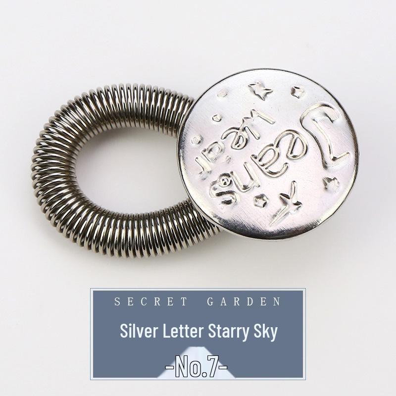 Adjustable No-Sew Waist Extender Button