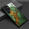 For Samsung S26 S25 S24 S23 S22 S21 S20 A56 A55 A36 A16 2D Rust Pattern Phone Case Glass Protective Cover