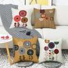 Hand Drawn Abstract Pillowcase, Single-Sided Print Cushion Cover, with Solid Back Decorative Throw Pillow, for Sofa Bed Chair Home Decor