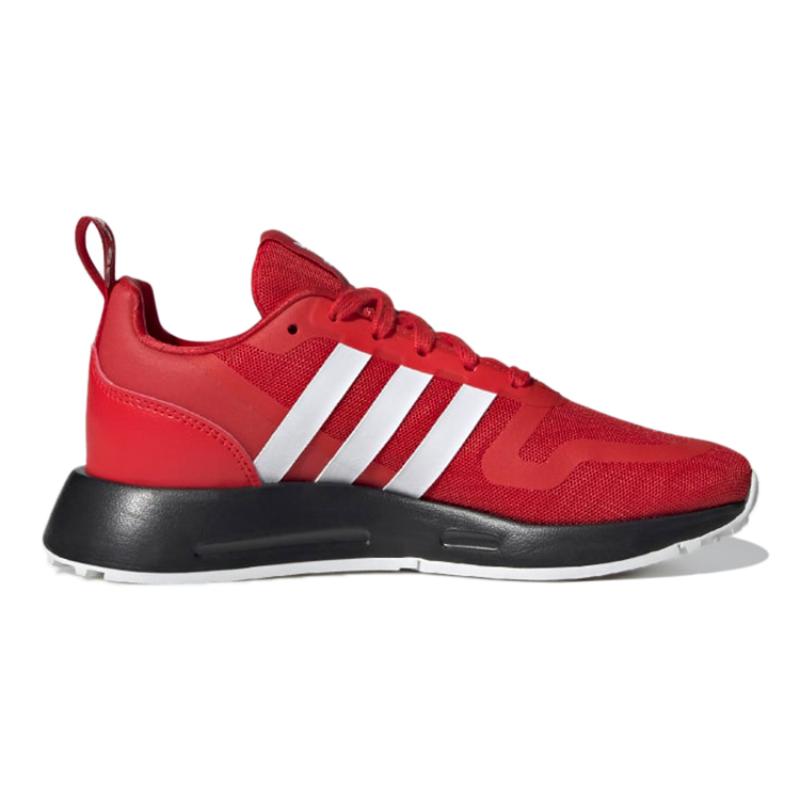 Adidas Originals Multi J Cushioning, Wear Resistant Low Top Kids' Running Shoes Red Teenagers Sneakers GW3006