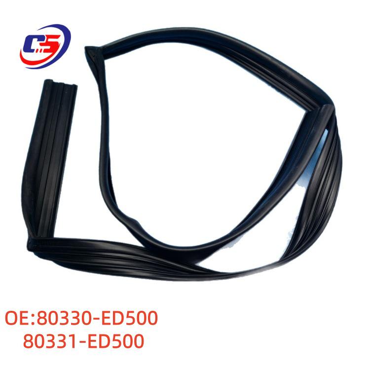 Front Door Glass Felt Channel Guide for 05-11 Nissan Tiida, Livina, Venucia D50/D60 (80331-ED500) 80330-ED500