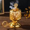 Ausgeschnittene Kohle-Räucherschalen Kreativer Eisenkunst-Kegelräucherständer Für Aromatherapie Nahöstlicher Arabischer Räucherkessel