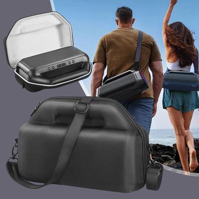For Anker Soundcore Boom 2 Speaker Accessories EVA Hard Carrying Case Waterproof Protective Box with Adjustable Shoulder Strap
