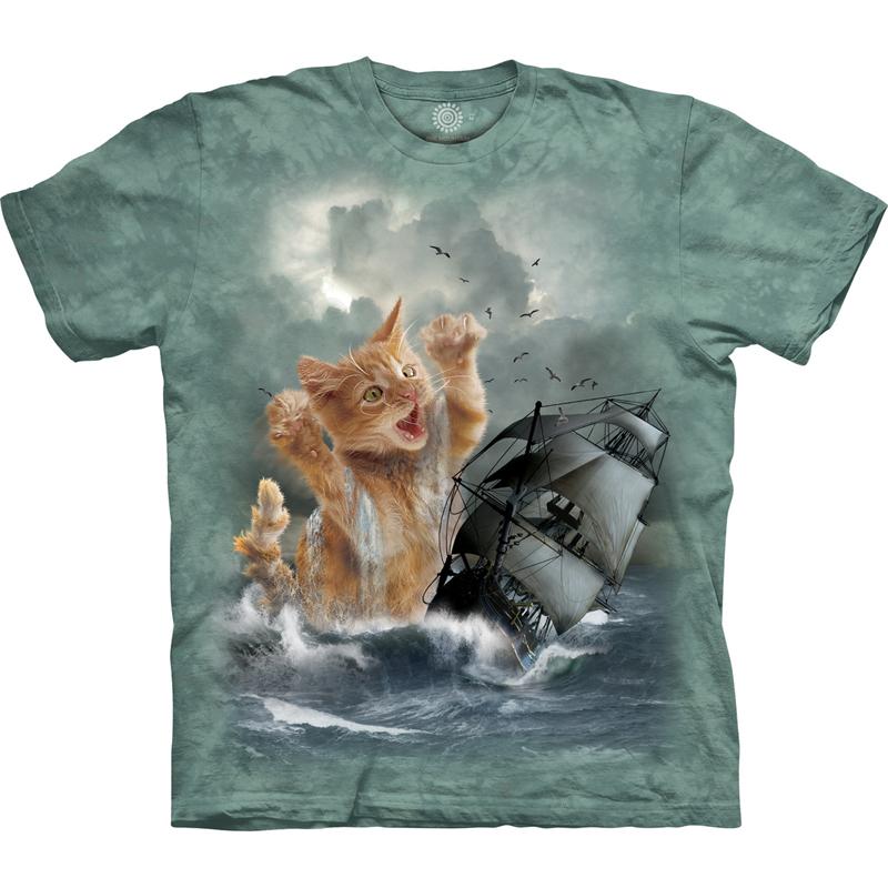 

Summer Men s 3D Fun Cat Pattern Printed Short Sleeve T-shirt Cute Animal Urban Fashion Top Designer Clothing S