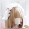 WTB Synthetic Lolita Wig Female Layered Milk Tea Blonde Long Straight Hair With Bangs Christmas Cosplay Party Wig