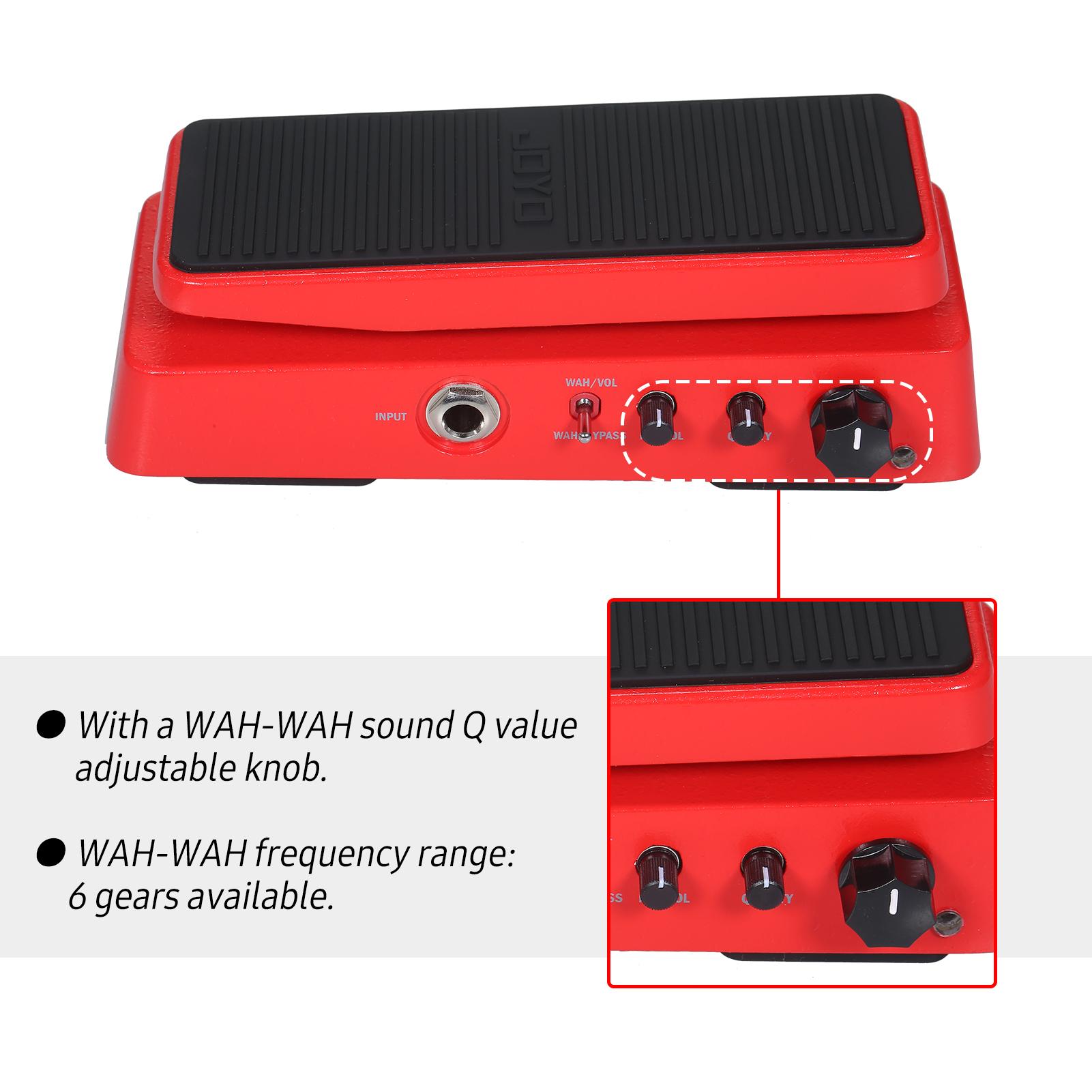 JOYO 2-в-1 педаль эффектов для электрогитары с регулируемыми тонами и громкостью — фото 3