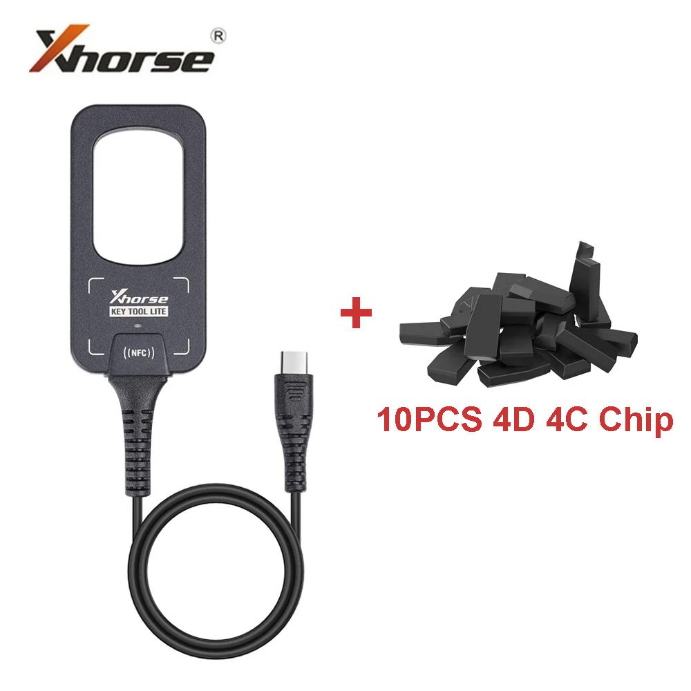 Xhorse VVDI BEE Key Tool Lite Frequency Detection Transponder Clone XKB501EN Wire Key Android Super Chip 4D4C Key Programmer