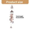 Festives Metal Windchime Bells Hanging Ornament for Christmas Trees, Creates Warm Holiday Ambiances