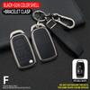 Lega di Zinco + Pelle Custodia Copri Guscio Protettivo per Chiave Auto con Telecomando Flip per Camion Daf 106 Cf Euro 6 Xg Xf