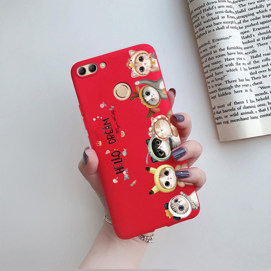 

For Huawei Y9 2018 Case FLA-AL10 FLA-AL20 Astronaut Back Cover Soft Silicone Phone Cases For Huawei Y9 Y 9 2018 Protective Case Huawei Y9 2018