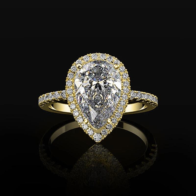 CAOSHI Simple Exquisite Daily Wearable Finger Ring for Women Brilliant Cubic Zirconia Jewelry Gifts Elegant Wedding Accessories