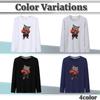 BUZZxSELECTION Men's Long Sleeve Cat Animal T-Shirt (03 Gray, Size L)