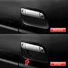 6PCS Exterior Door Handle Trim Rubber Door Handle Bowl Car Styling Cover Sticker Accessories For TOYOTA HIACE 200