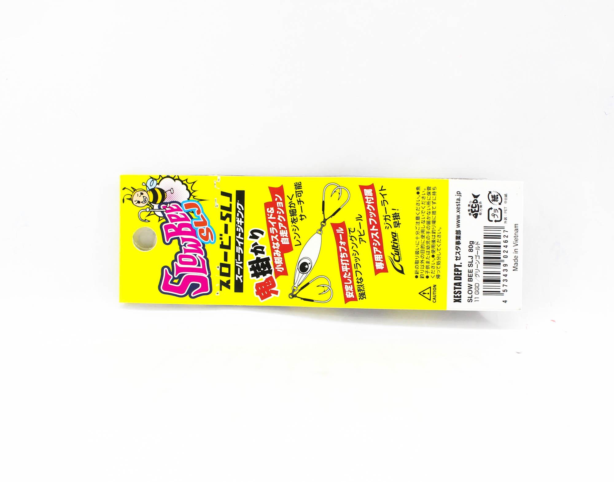 Gabarit Métal Xesta Slow Bee SLJ 80 Mm - 80 Grammes - Couleur GGD - Pêche En Mer