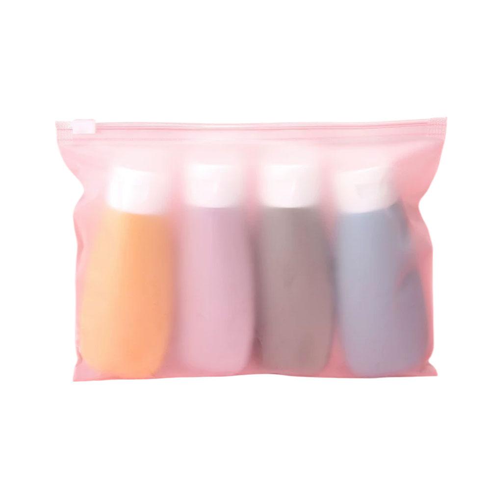 4Pcs/Set Refillable Bottle 60Ml Soft Lotion Container Squeeze Tube Empty Bottle Portable Travel Shampoo Squeeze Tube