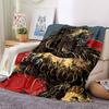 1 Stück Löwen Brüllen Decke, Leichte Flanell Überwurfdecke Für Sofa, Bett, Reisen, Camping, Wohnzimmer, Büro, Couch, Stuhl Und Bett