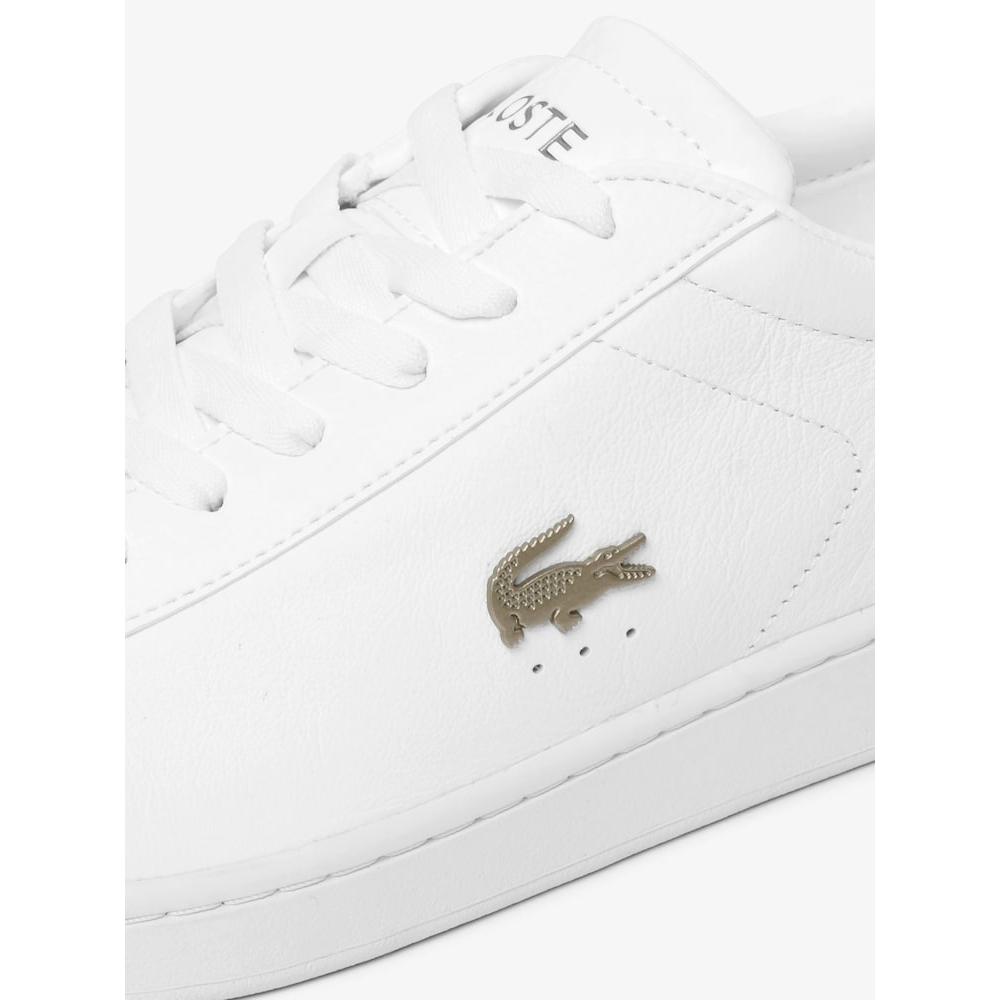 Lacoste Mens Canabee Evo Leather Platinum Detail Sneakers Rz0006m54g 21g q2nRz0006m54g21g