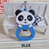 PVC Schlüsselanhänger Cartoon Panda Silikon Flaschenöffner Weinanfänger Kühlschrankaufkleber