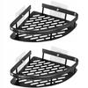 Corner Bathroom Shelf Hanging for Shower No Drilling Set of 2