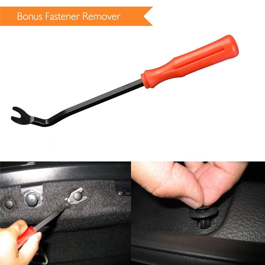 146PCS Plastic Rivets Fastener Fender Bumper Push Pin Clips W/ 30PCS Removal Tool