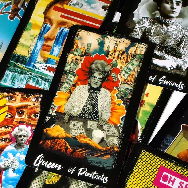 Das Bad Ass Tarot Deck 78 Karten Deck Wahrsagerei Spiel Wahrsagewerkzeuge für Anfänger