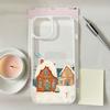 The City Winter Street Snow Scene Winter Phone Case for Iphone 17 Air 17 Pro Max 16 15 14 13 Pro Plus 13 12 Mini XR 7 8 Covers
