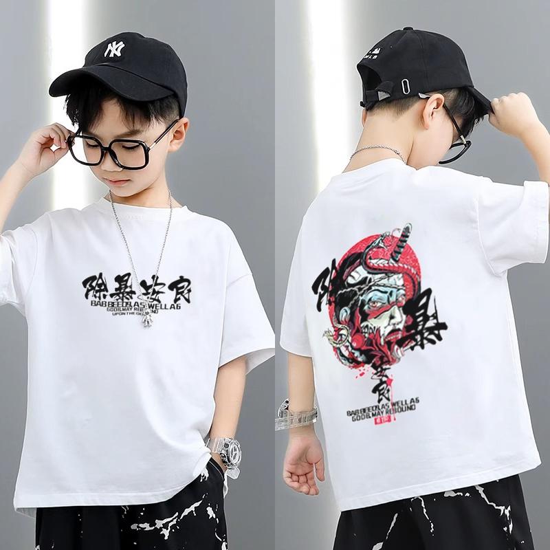Short Sleeved T-shirt for Boys and Girls, Universal Children's T-shirt, Casual Sports Top