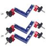 90° Right Angle Clamp Fixing Clips Picture Frame Corner Woodworking Hand Tools