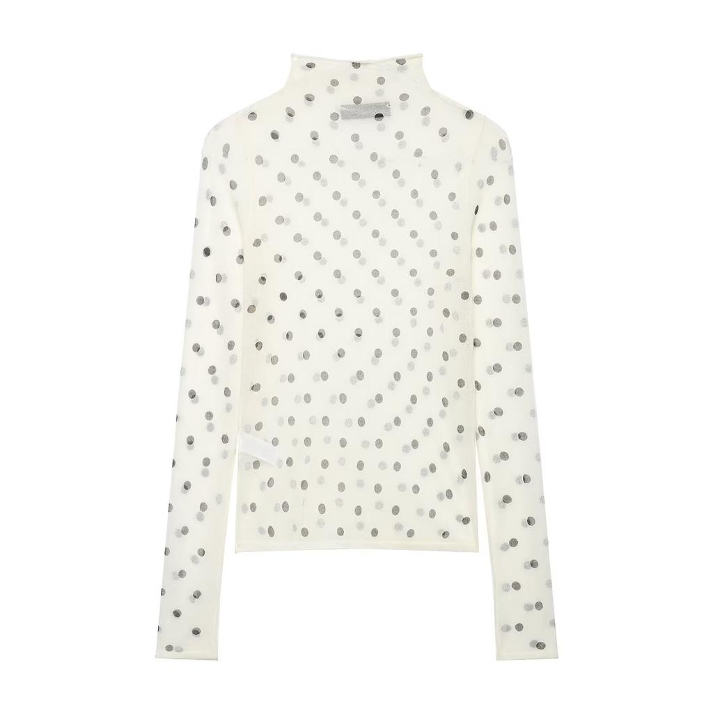European and American Style, New Women's Clothing, Fashionable, Casual, Heart-shaped Thin Needle Top 9598/040/625