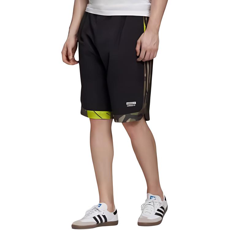 Adidas Originals Trefoil RYV Camo Shorts Men Shorts Black GK5915