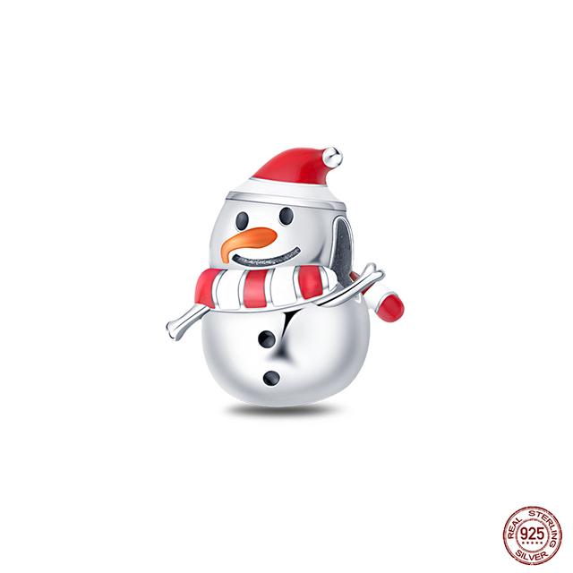 New 925 Sterling Silver Red Color Series Heart Shape Charms Beads Lucky Jewelry Gifts