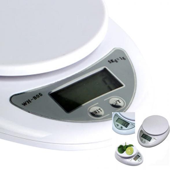 H&B Store 5 kg 5000 g 1 g Digitalt kjøkken Mat Diet Postvekt Elektronisk vektvekt